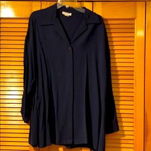 Navy blue blouse size L